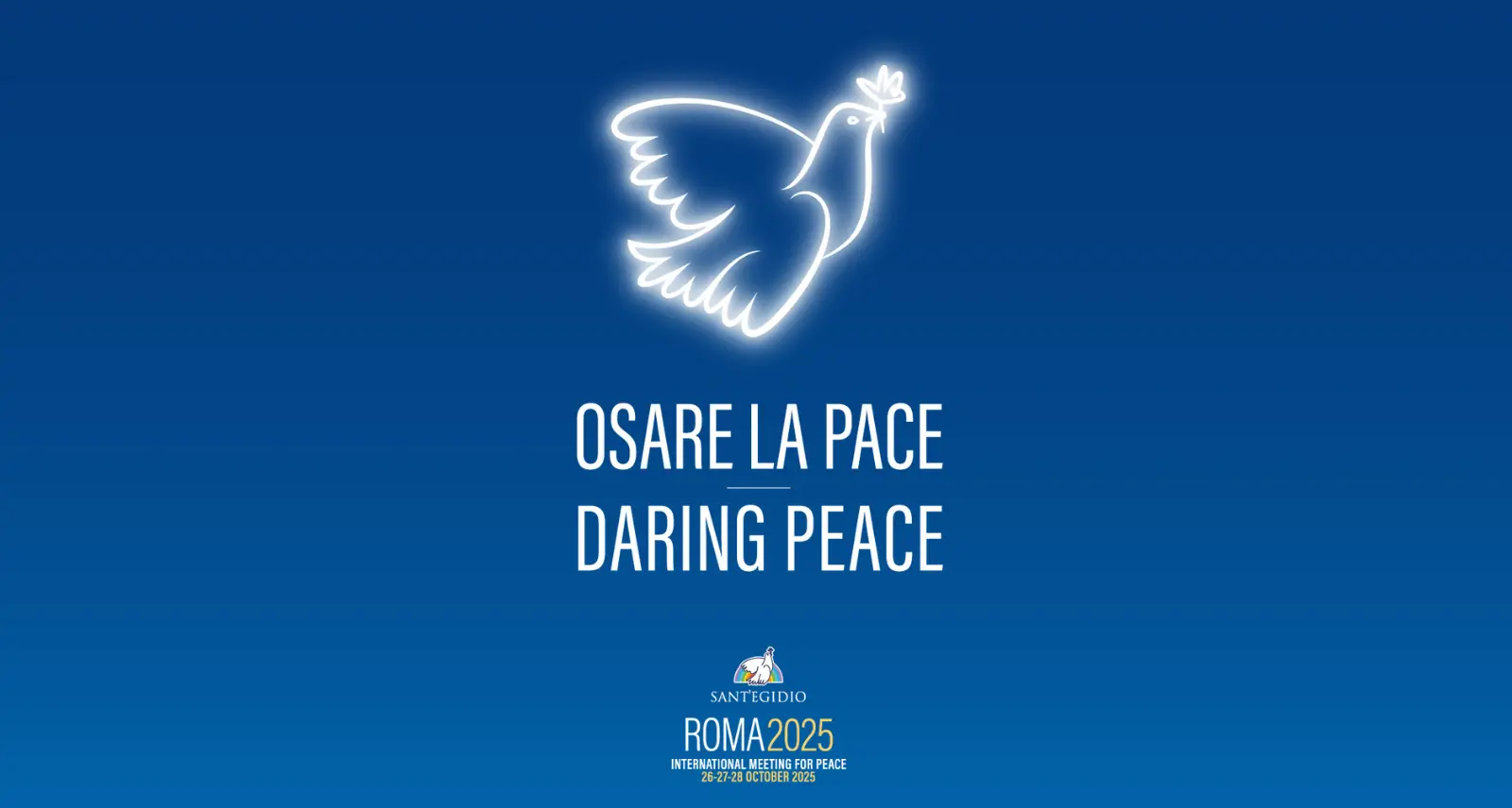 Una pace disarmata e disarmante