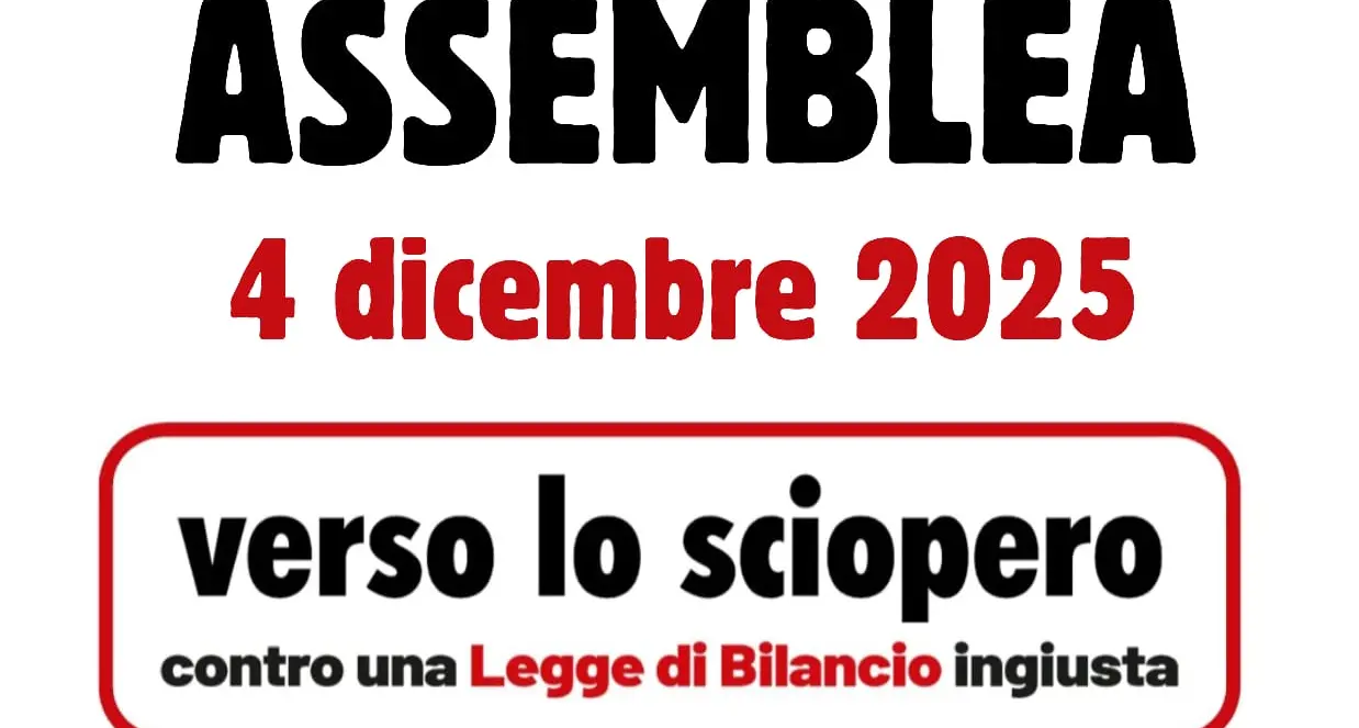 Verso lo sciopero generale del 12 dicembre – Assemblea Cgil Udine