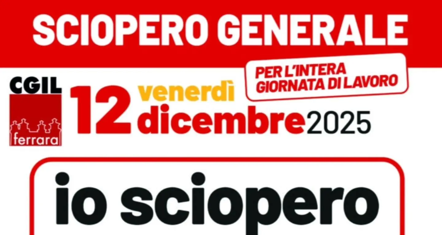 Manifestazione provinciale a Ferrara ‘Io sciopero contro una Legge di Bilancio ingiusta’