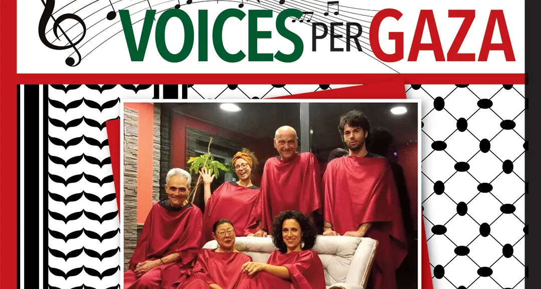 Concerto di Unbound Voices per Gaza al Teatro Mongiovino: il 19 dicembre a Roma