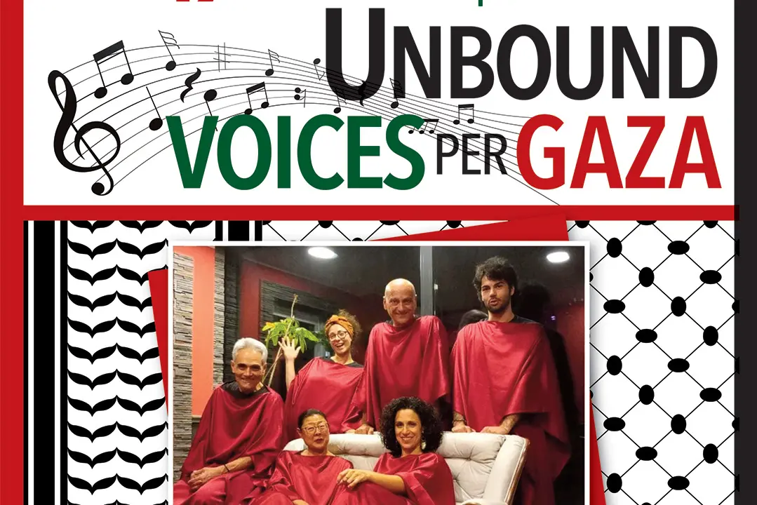 Concerto di Unbound Voices per Gaza al Teatro Mongiovino: il 19 dicembre a Roma