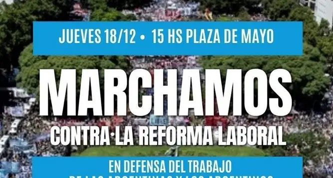 Argentina: sostegno della Cgil alla mobilitazione sindacale del 18 dicembre contro le riforme del Governo Milei