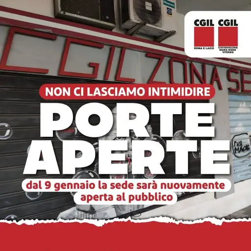 Cgil: domani ore 17 manifestazione a Primavalle “non ci lasciamo intimidire”, con Landini
