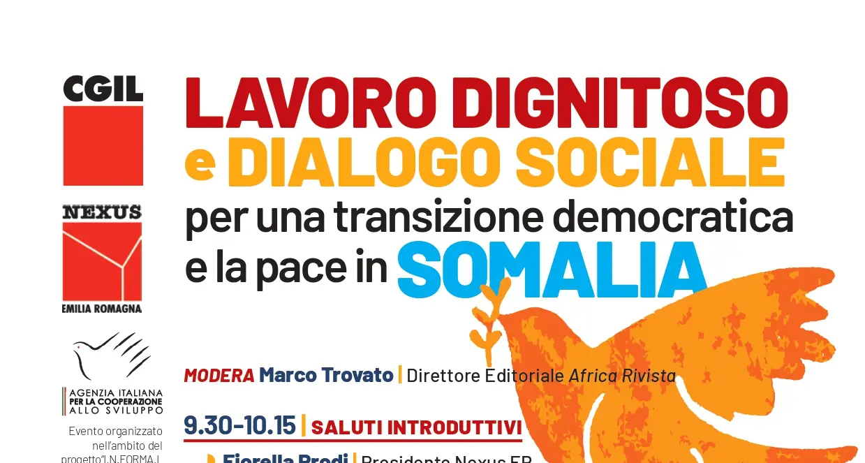 Lavoro dignitoso e dialogo sociale per la transizione democratica e la pace in Somalia