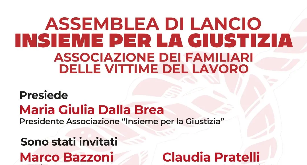 Assemblea di lancio ‘Insieme per la giustizia’
