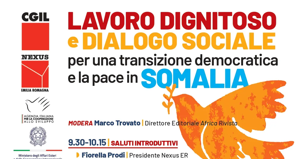 Lavoro dignitoso e dialogo sociale per la transizione democratica e la pace in Somalia