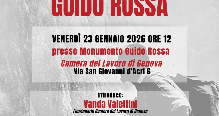 47° anniversario dell’assassinio di Guido Rossa