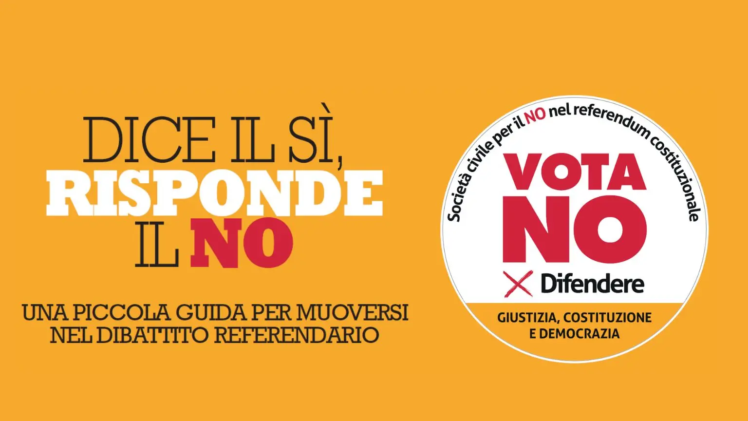 “Dice il Sì, risponde il No”. Una piccola guida per muoversi nel dibattito referendario
