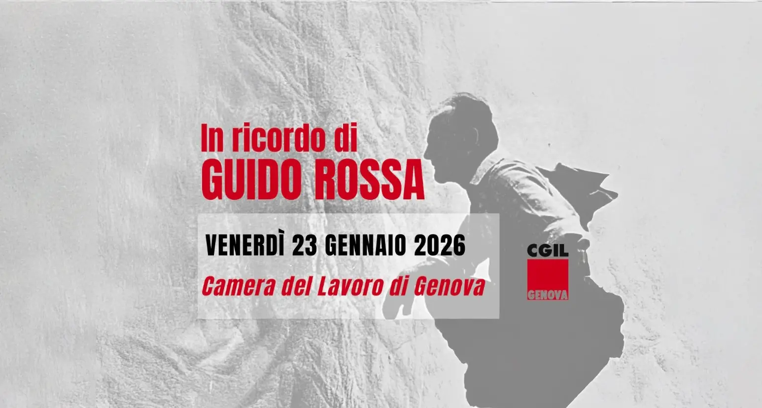Cgil Genova, iniziativa per Guido Rossa con Landini – DIRETTA