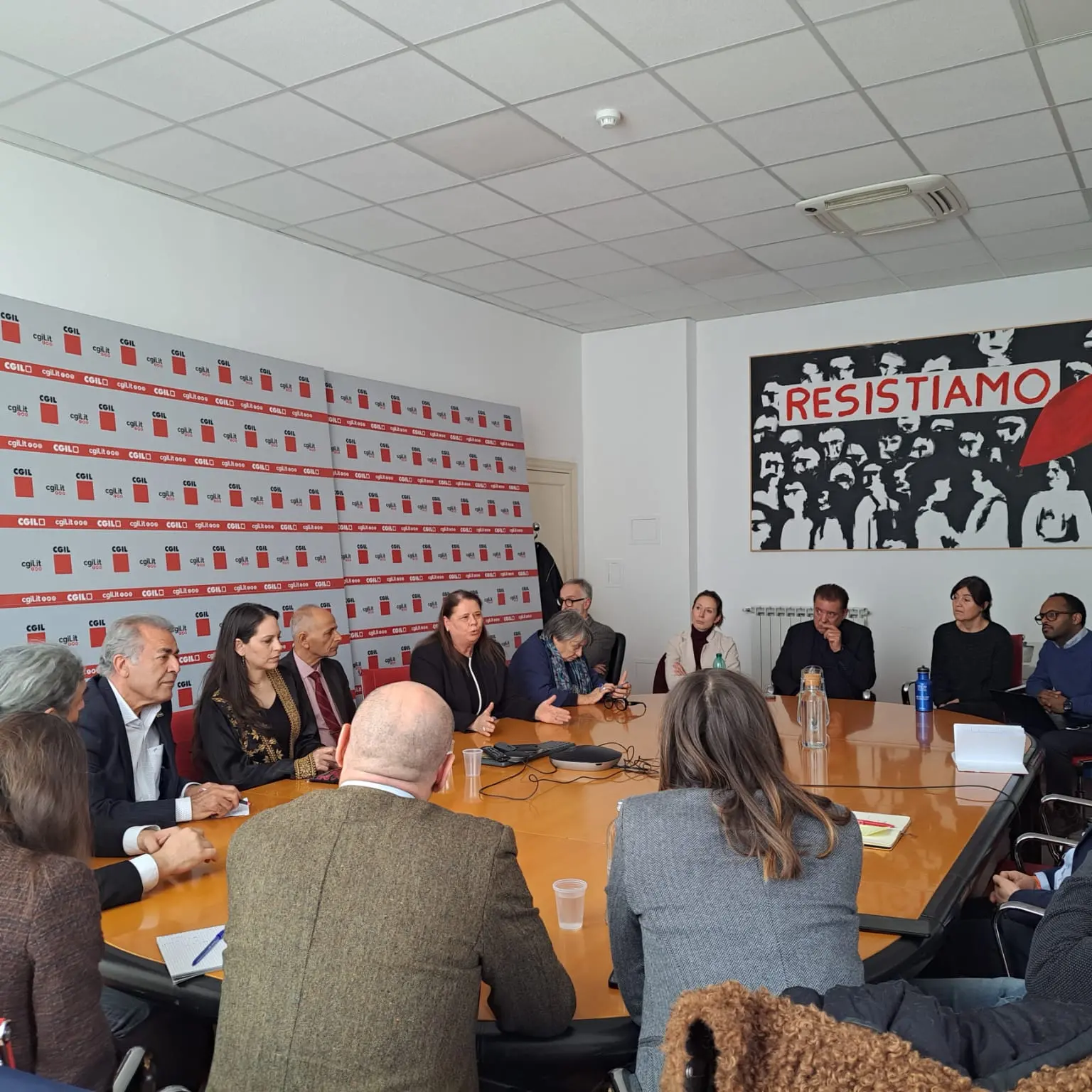 Palestina, la CGIL incontra Fadwa Barghouti