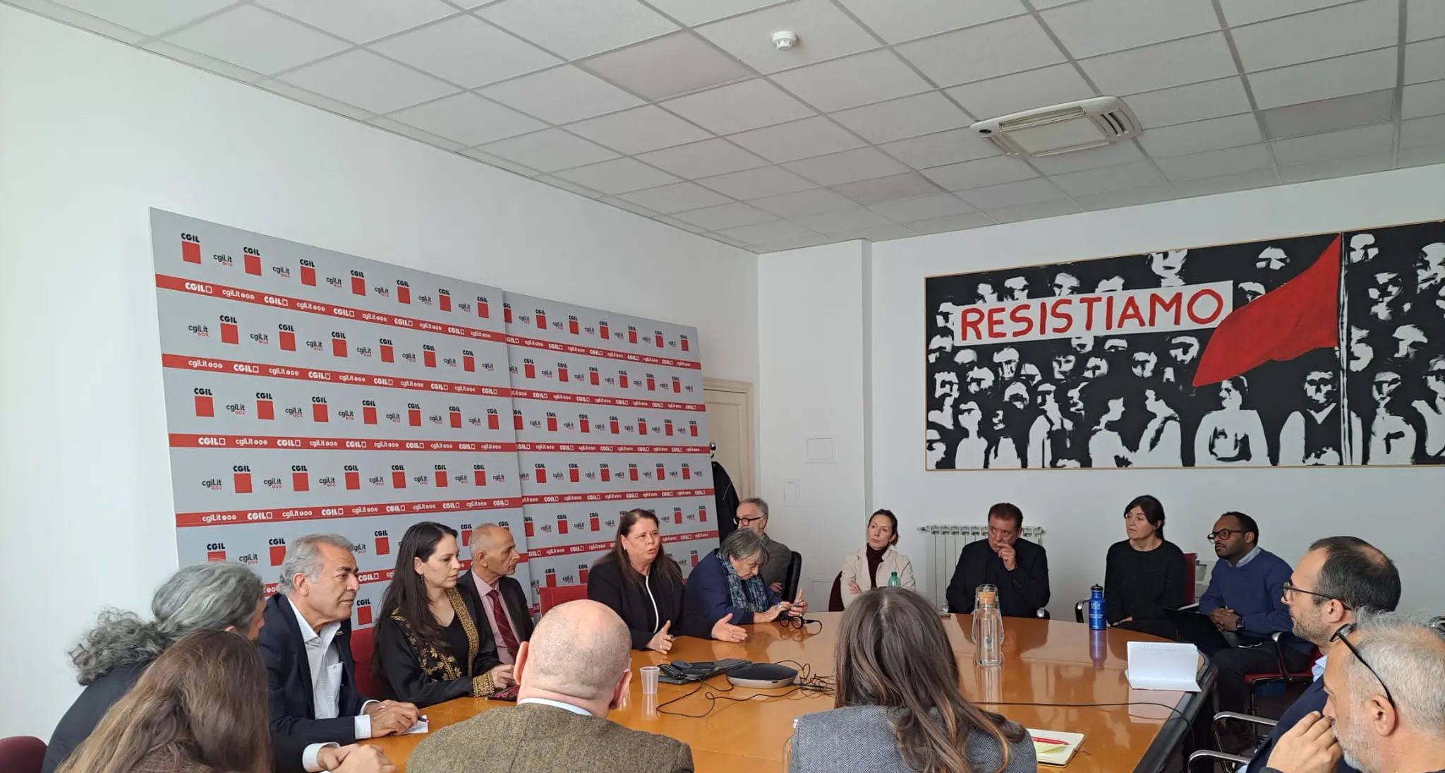 Palestina, la CGIL incontra Fadwa Barghouti