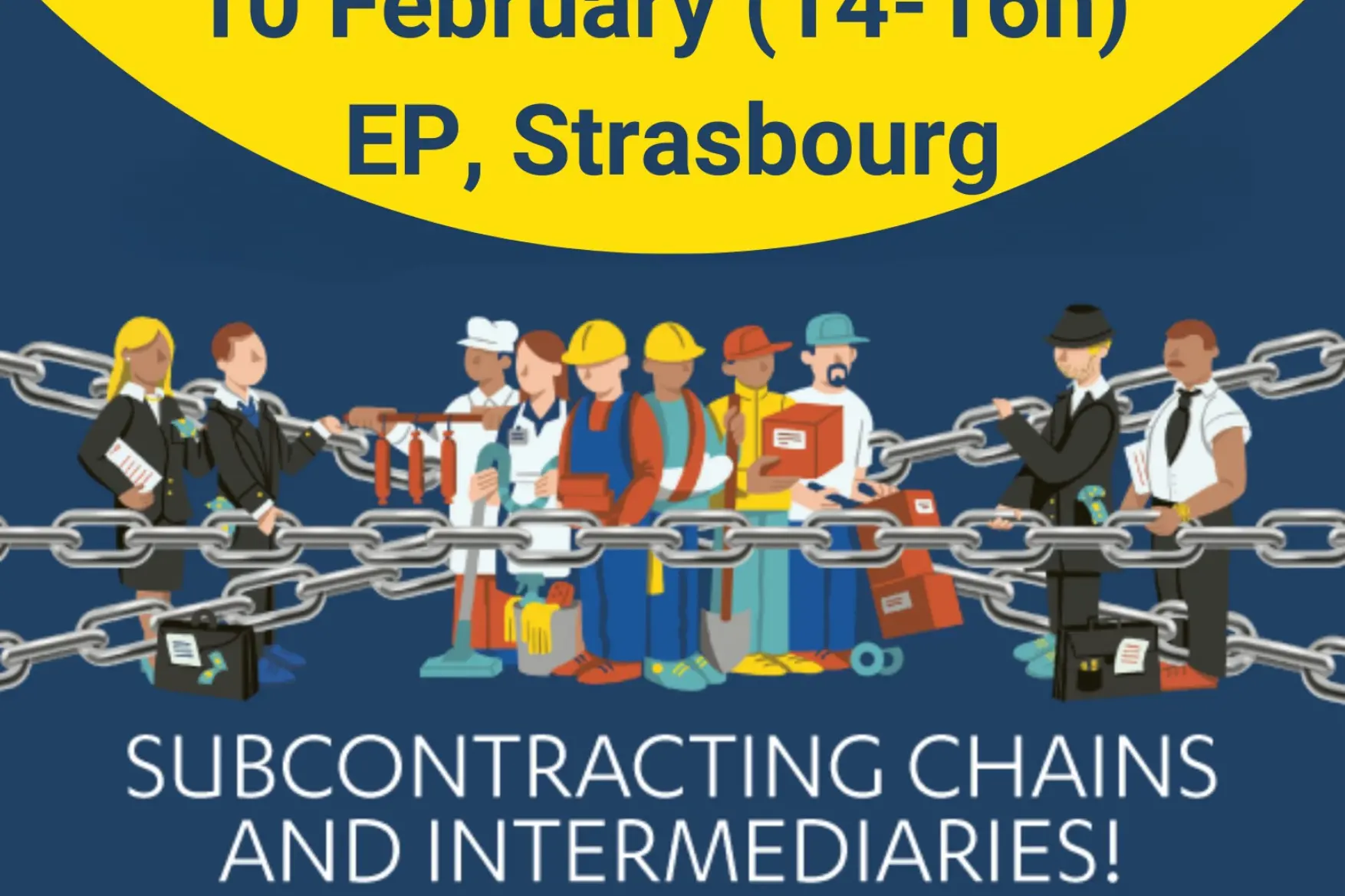 Stop allo sfruttamento nelle catene di subappalto: il 10 febbraio manifestazione europea a Strasburgo