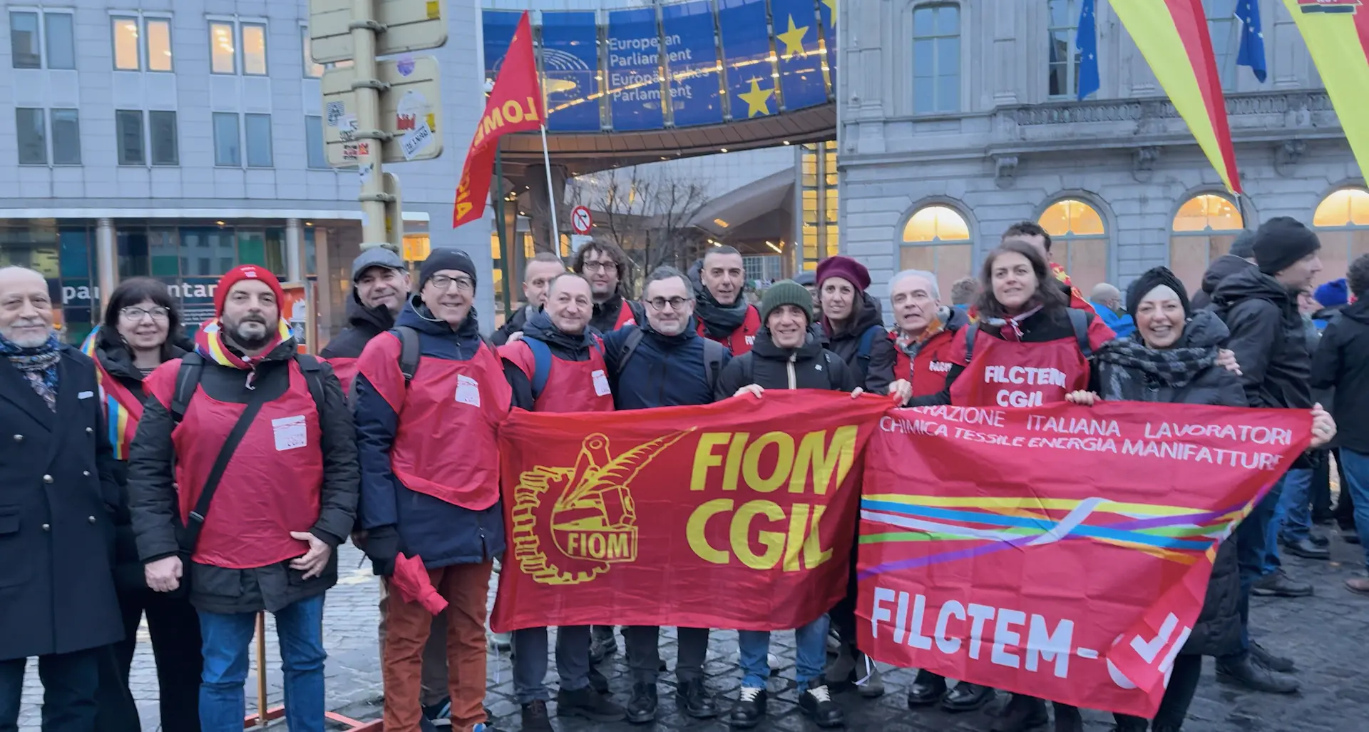 In piazza a Bruxelles per difendere l’industria europea