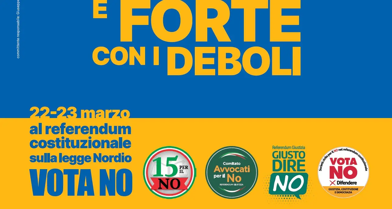 Referendum 22-23 marzo, Perché votare ‘No’ alla Legge Meloni-Nordio
