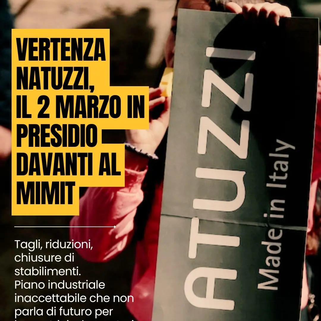 Natuzzi: Cgil e Fillea al Mimit, chiarezza su futuro industriale e occupazionale del gruppo