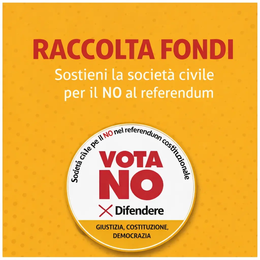 Sostieni la società civile per il NO al referendum costituzionale