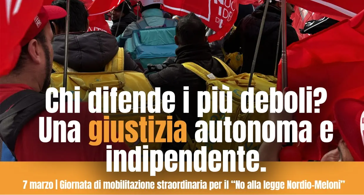 Rider: il 7 e il 14 marzo mobilitazioni in tutta Italia per stabilizzazione e diritti lavoratori