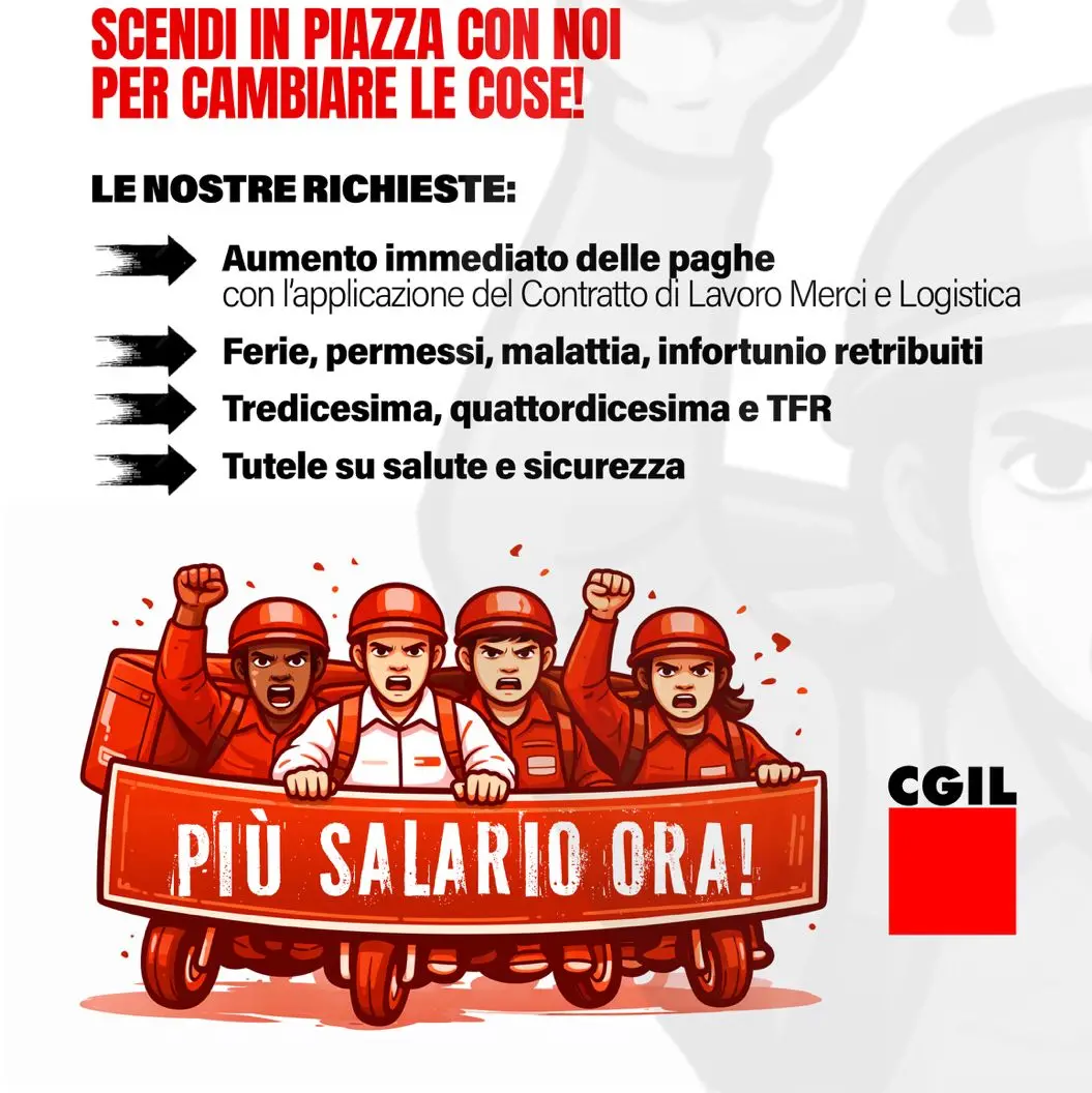 Rider: Cgil, il 14 marzo giornata di mobilitazione nazionale