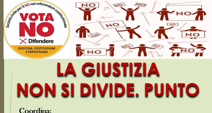 La Giustizia non si divide. Punto
