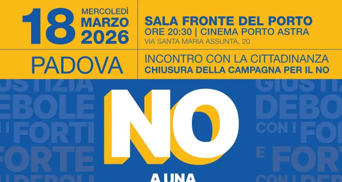 NO a una giustizia debole con i forti e forte con i deboli