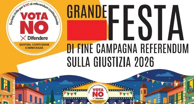 Evento fine campagna per il NO al referendum costituzionale sulla giustizia a Torino