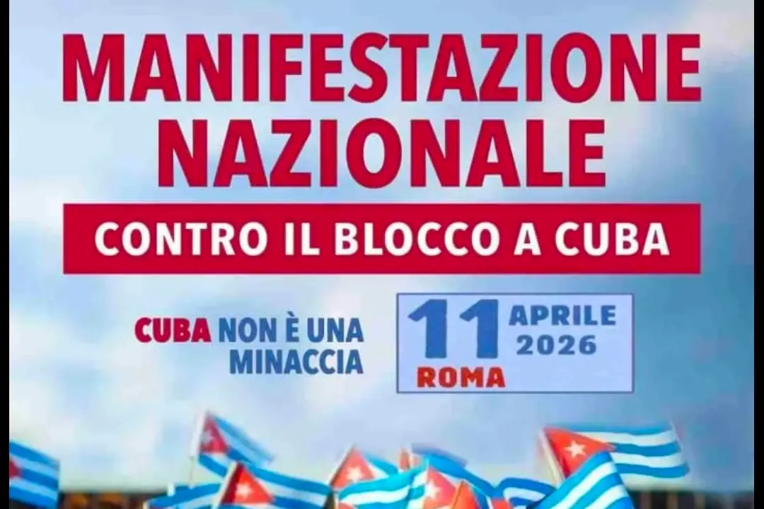 Contro il blocco a Cuba, sabato 11 aprile manifestazione nazionale a Roma