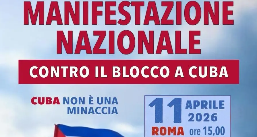 Contro il blocco a Cuba, sabato 11 aprile manifestazione nazionale a Roma