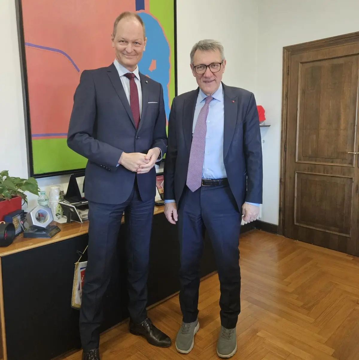 Cgil: Landini incontra ambasciatore tedesco Thomas Bagger