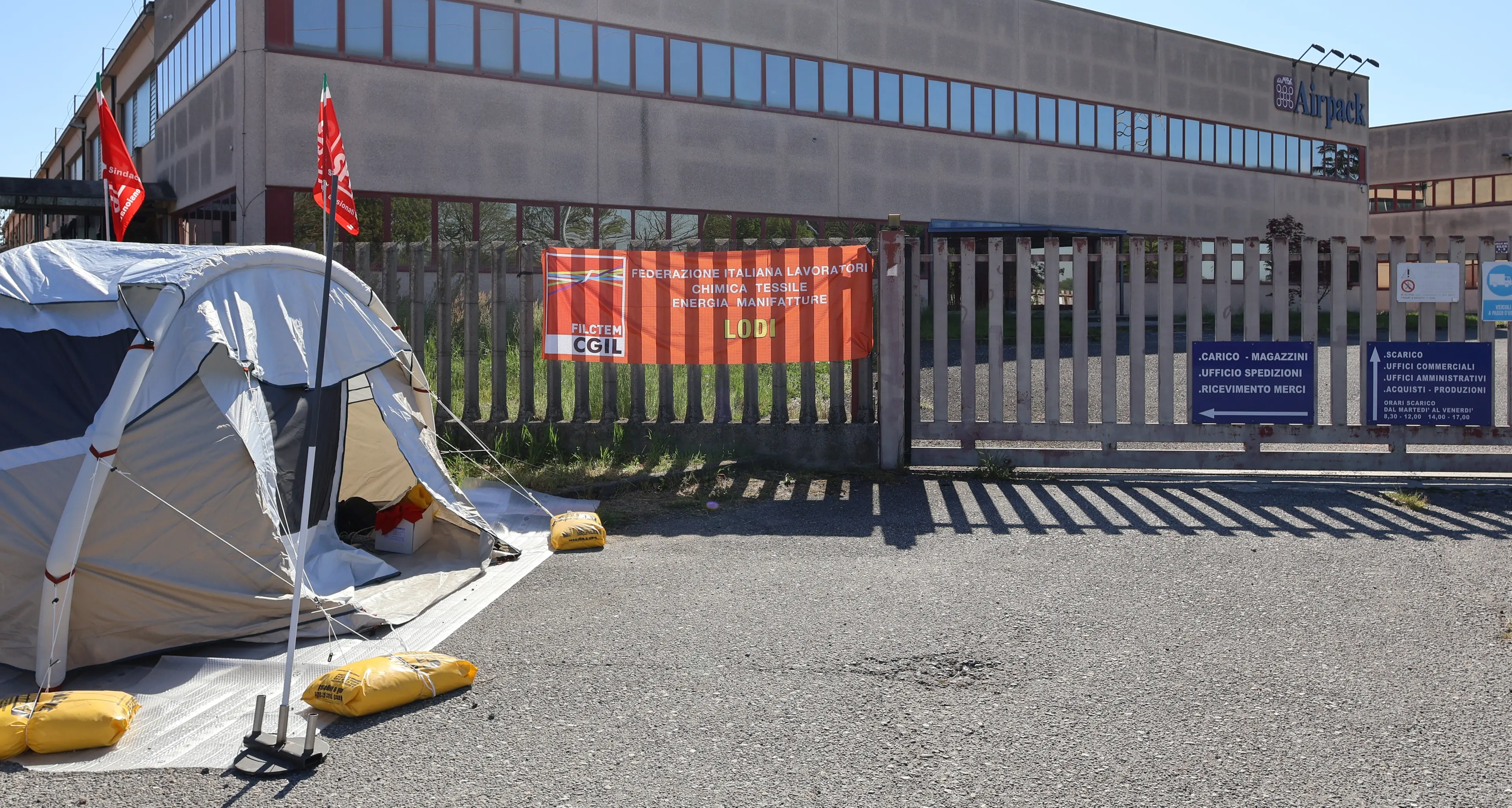 Airpack, la protesta continua