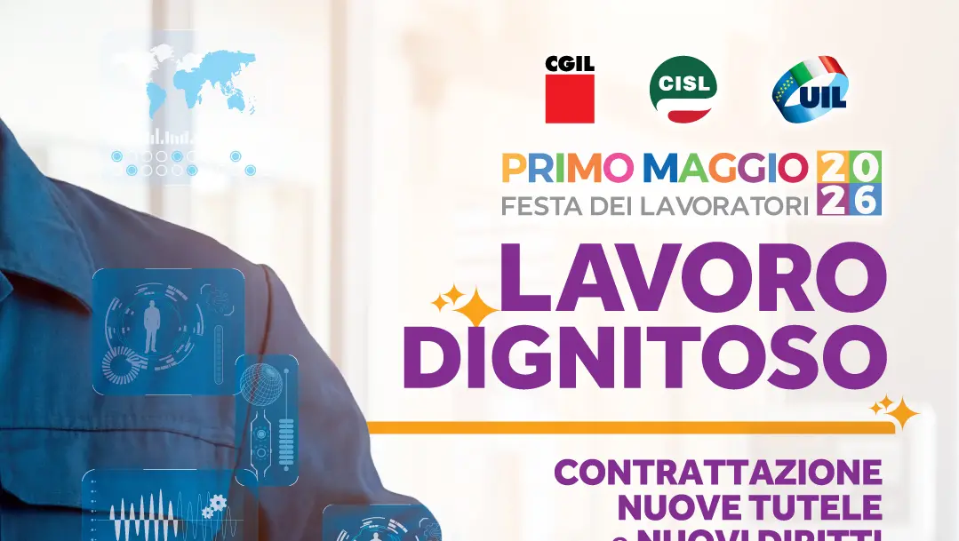 Primo Maggio 2026: a Marghera i comizi di Landini, Fumarola e Bombardieri