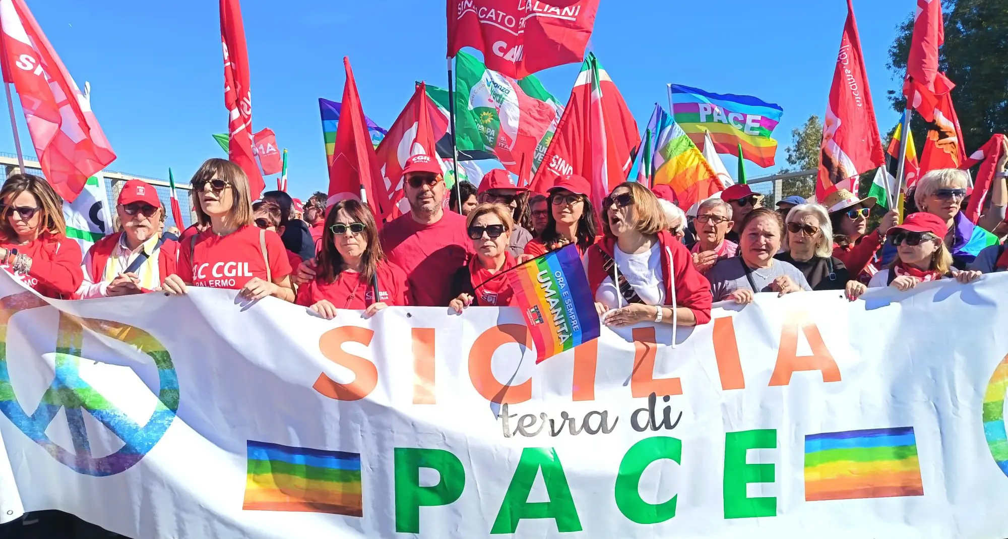 A Sigonella grande manifestazione per la pace, la democrazia e il futuro