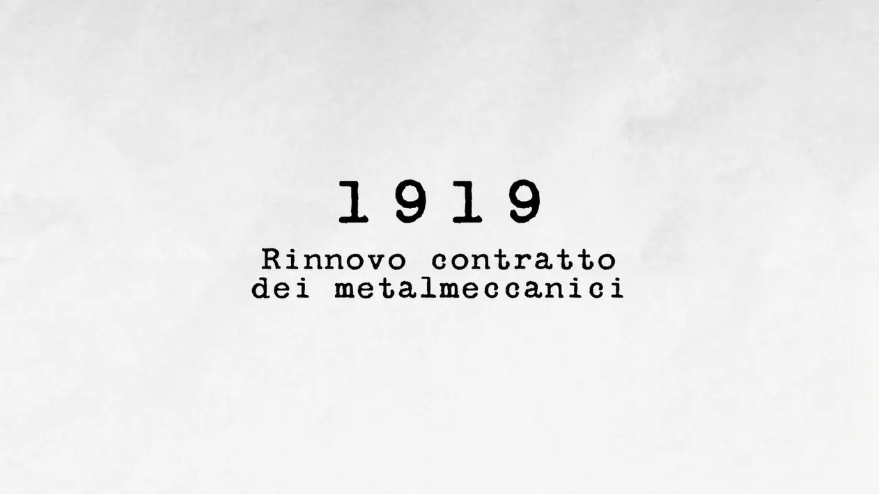 1919 - Rinnovo contratto dei metalmeccanici