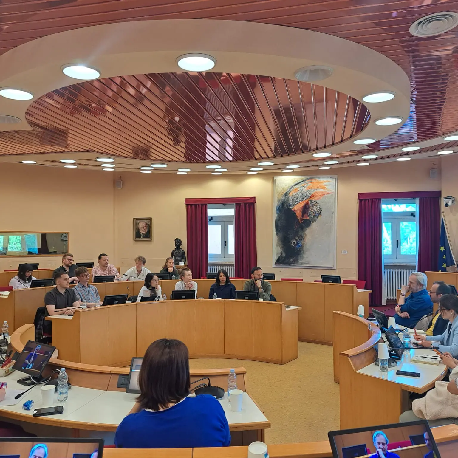 Borsiste e borsisti tedeschi a Roma: seminario della Fondazione Hans-Böckler sul governo Meloni e il ruolo dei sindacati