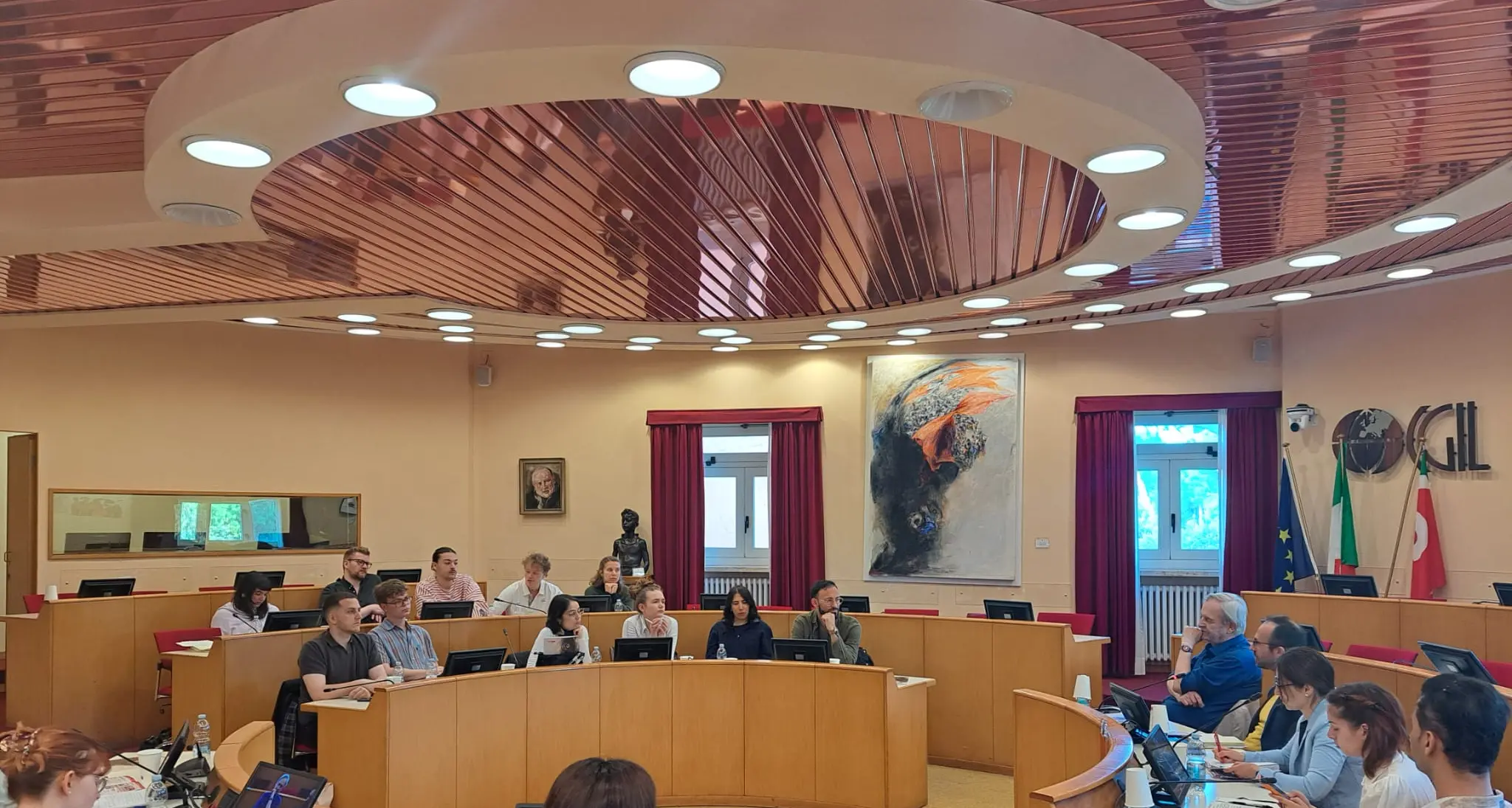 Borsiste e borsisti tedeschi a Roma: seminario della Fondazione Hans-Böckler sul governo Meloni e il ruolo dei sindacati