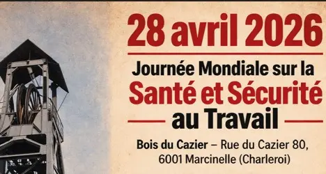 28 aprile 2026: prima Giornata della Salute e Sicurezza sul Lavoro a Charleroi