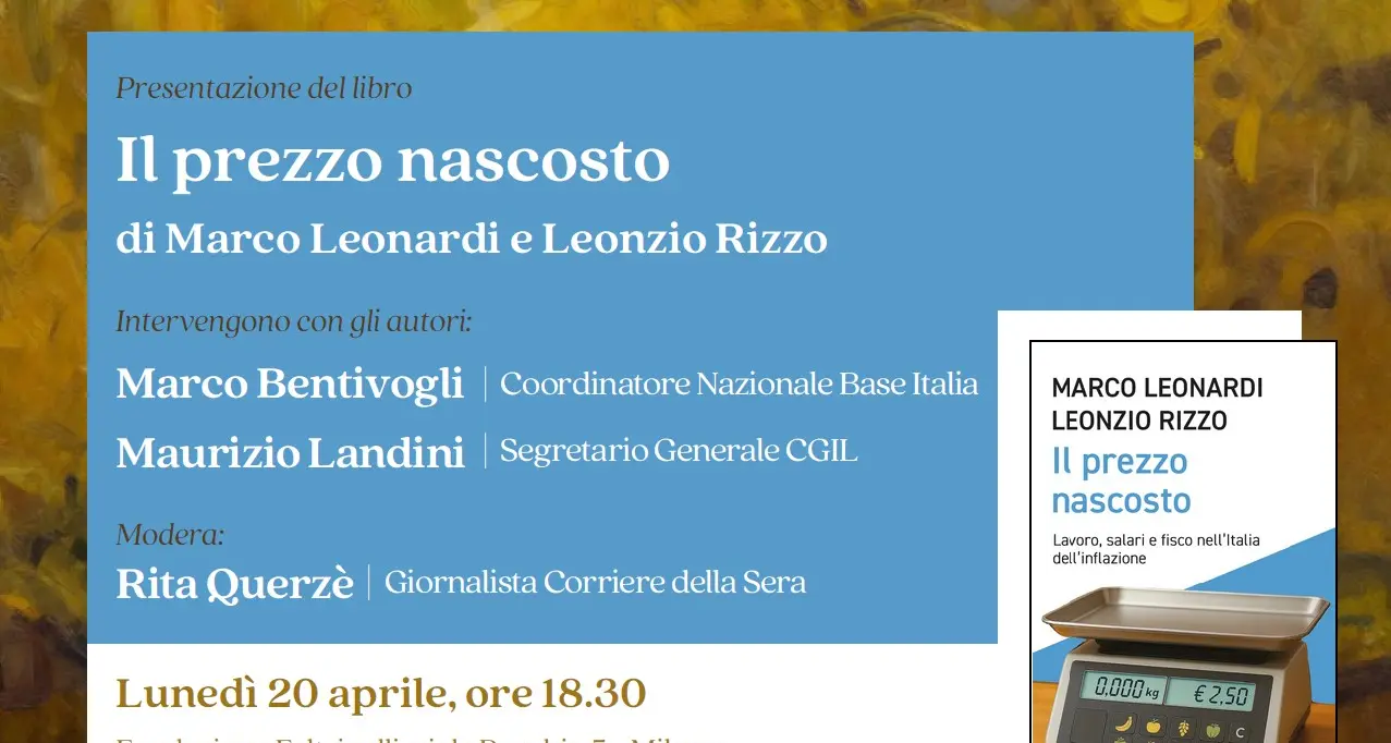Presentazione del libro ‘Il prezzo nascosto’