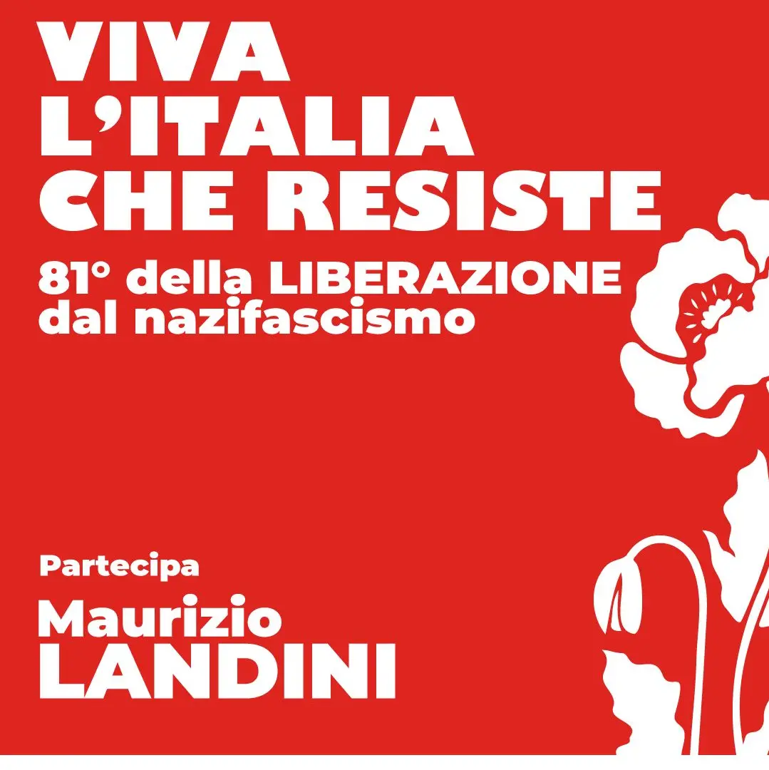 25 aprile: Landini al corteo di Roma per l’81° anniversario della Liberazione