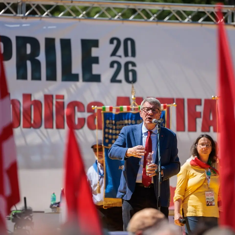 25 aprile, Landini a Roma: “La Resistenza è stata trasformazione sociale e culturale del Paese”