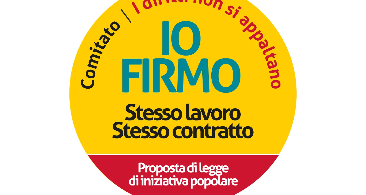I Diritti non si Appaltano, proposta di Legge di iniziativa popolare