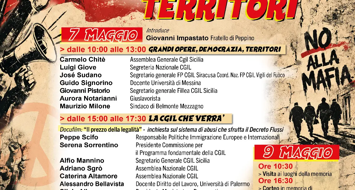 Democrazia, lavoro, scuola, territori