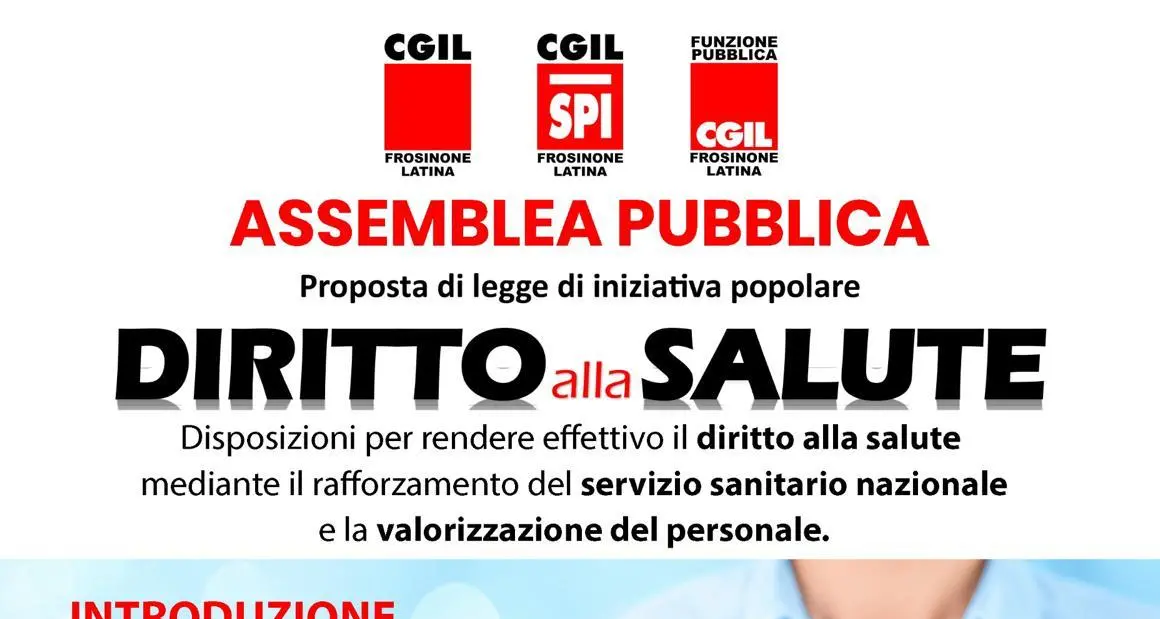 Assemblea pubblica sulla proposta di legge di iniziativa popolare per il diritto alla salute