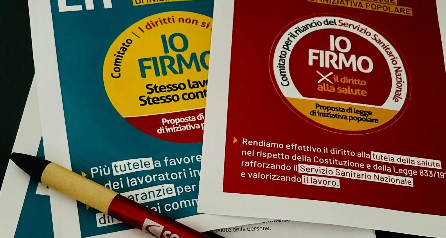 Firma le leggi di iniziativa popolare su sanità e appalti: istruzioni per l’uso