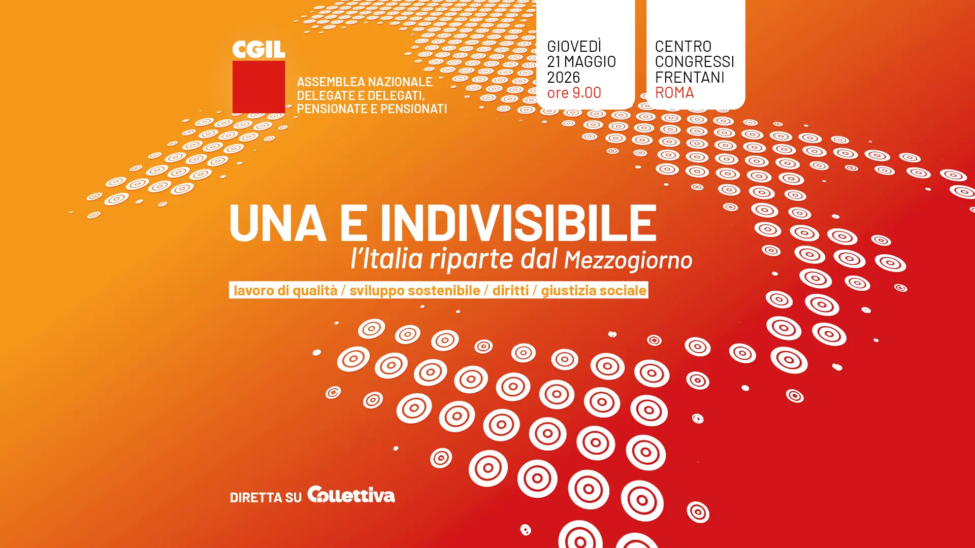 Mezzogiorno: Cgil, il 21 maggio assemblea nazionale con Landini