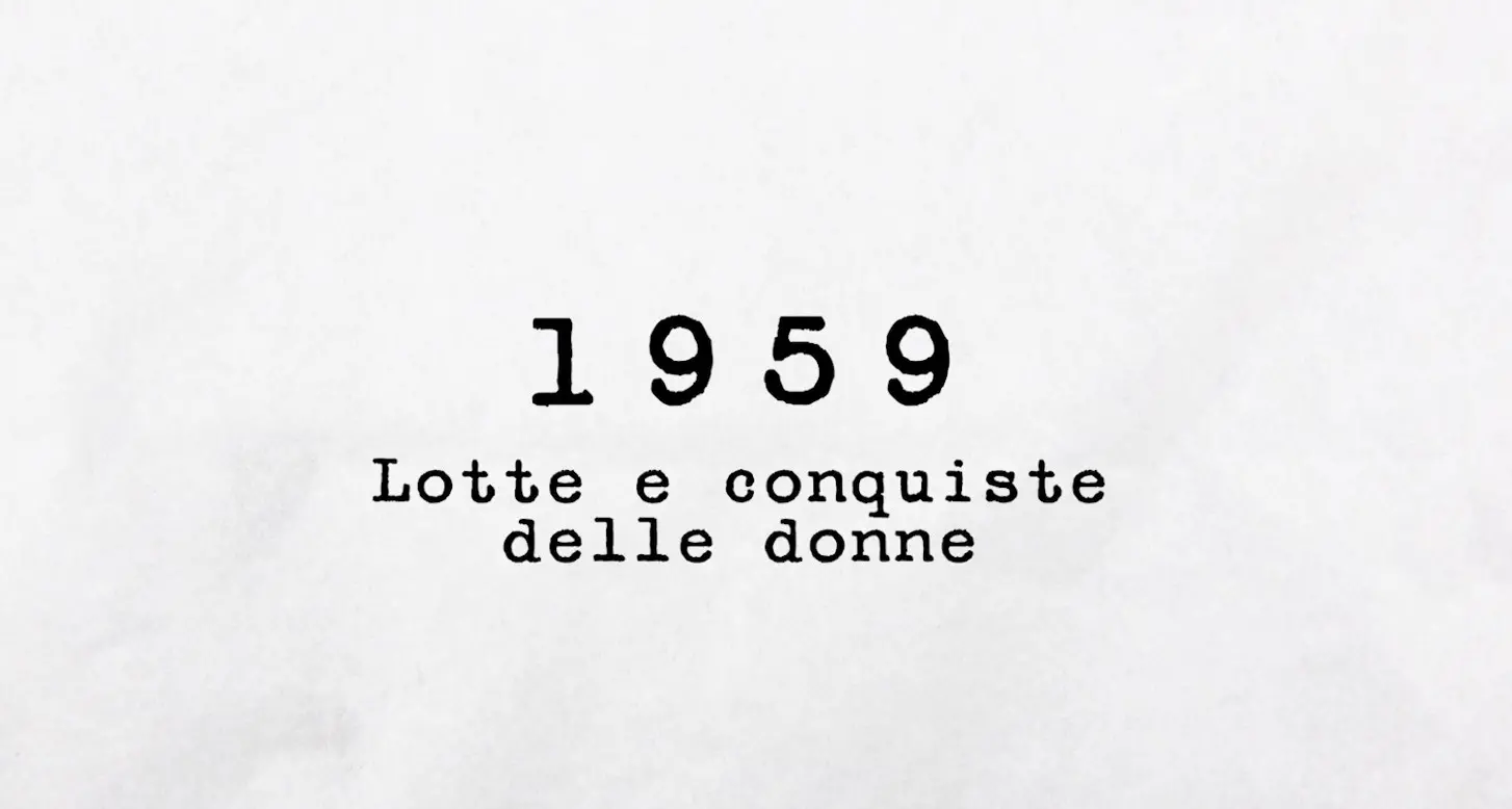 1959 - Lotte e conquiste delle donne