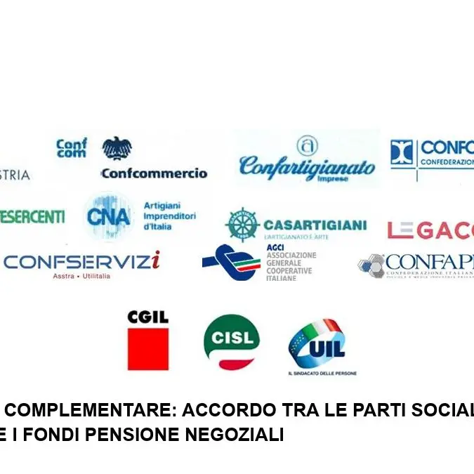 Previdenza complementare: accordo tra le parti sociali per rafforzare i fondi pensione negoziali