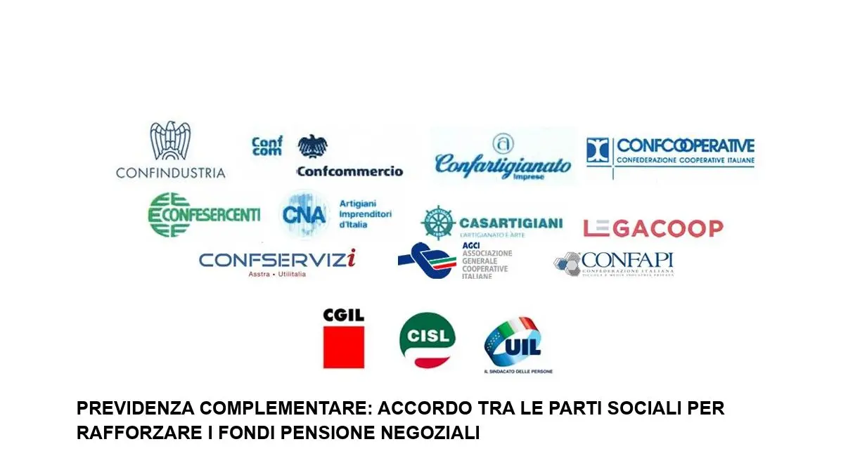 Previdenza complementare: accordo tra le parti sociali per rafforzare i fondi pensione negoziali