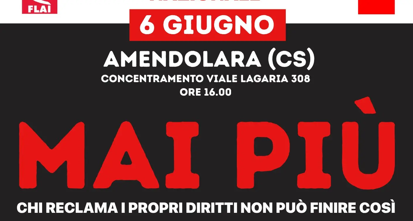 Cgil e Flai, mobilitazione nazionale contro caporalato e sfruttamento dopo l’uccisione dei braccianti