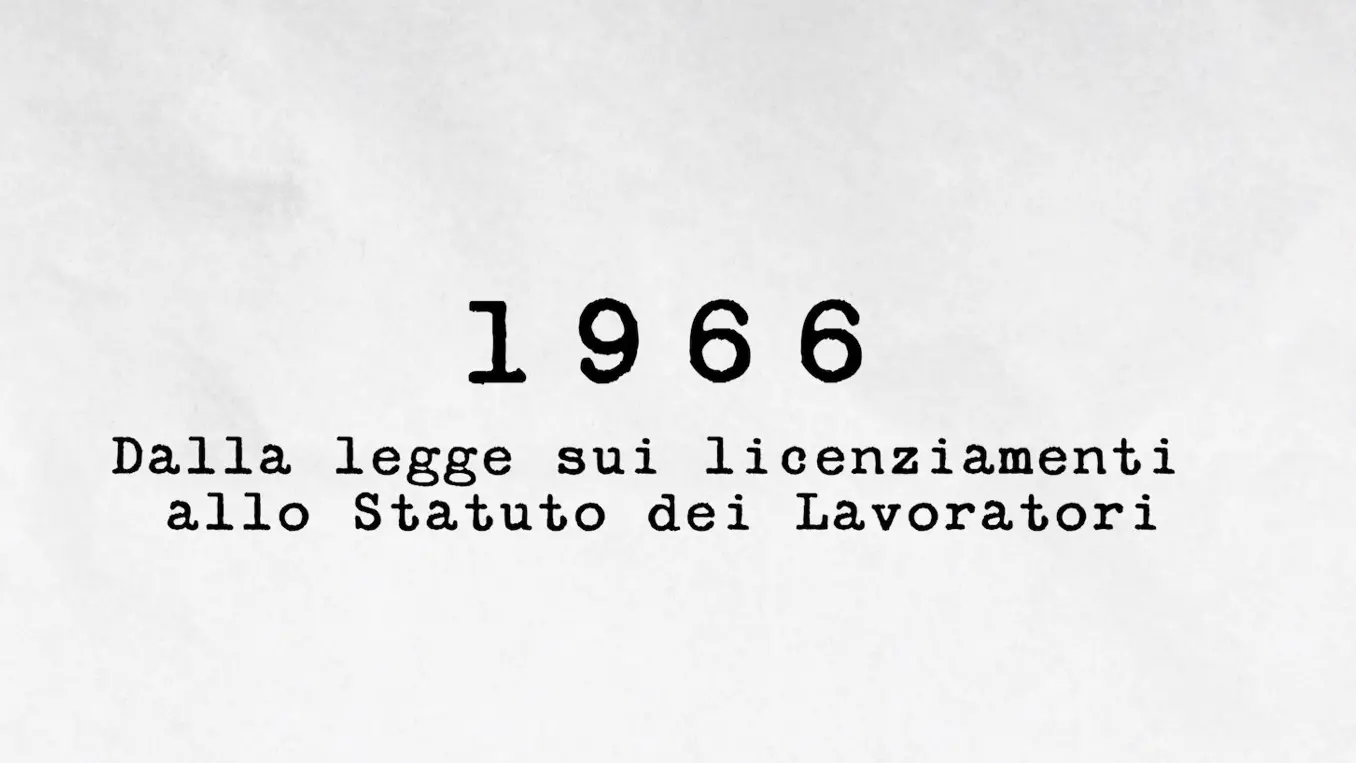 1966 - Dalla legge sui licenziamenti allo statuto dei lavoratori
