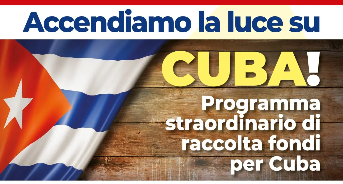 Riaperta la campagna “Energia per la Vita. Accendiamo la luce su Cuba!”