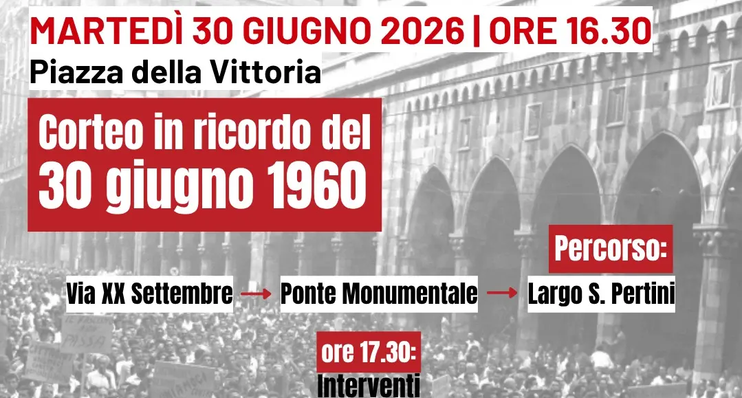 Corteo in ricordo del 30 giugno 1960